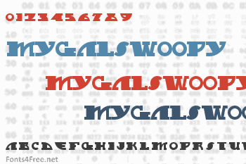 MyGalSwoopy Font