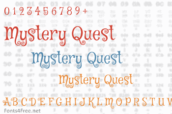 Mystery Quest Font