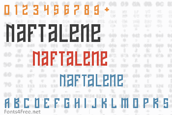 Naftalene Font