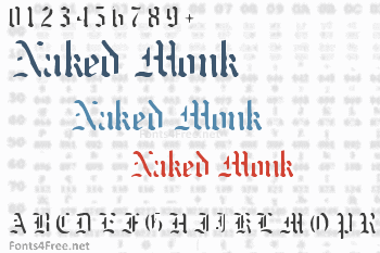 Naked Monk Font