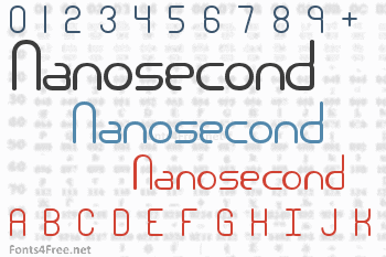 Nanosecond Font