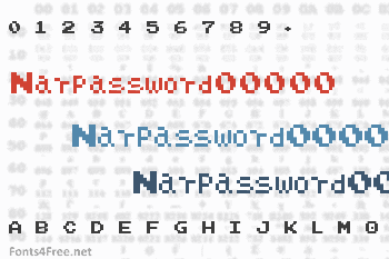 Narpassword00000 Font