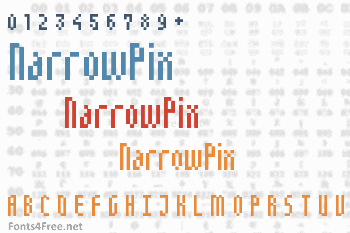 NarrowPix Font