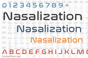 Nasalization Font