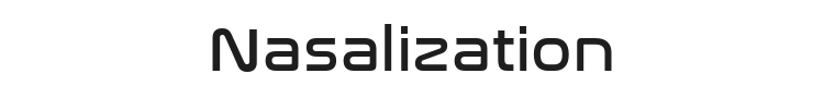 Nasalization Font