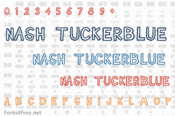 Nash TuckerBlue Font