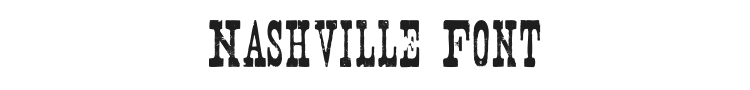 Nashville Font Preview