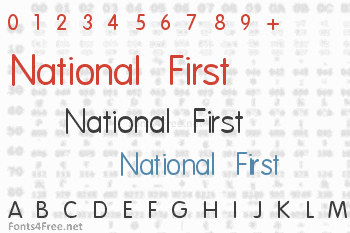 National First Font