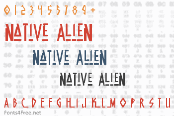 Native Alien Font