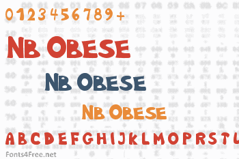 Nb Obese Font