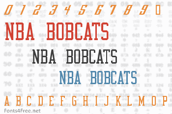 NBA Bobcats Font