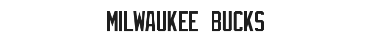 NBA Bucks Font