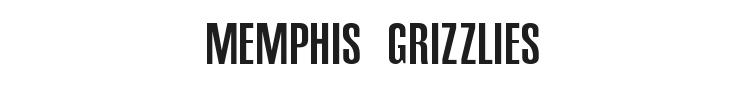 NBA Grizzlies Font