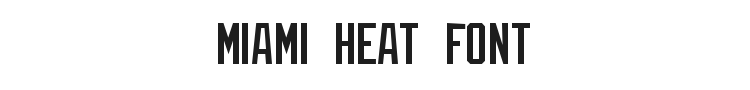 NBA Heat Font Preview