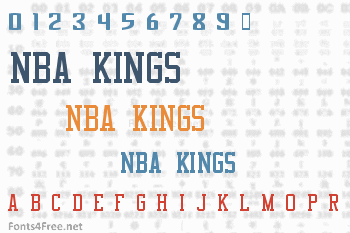 NBA Kings Font