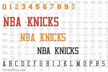 NBA Knicks Font