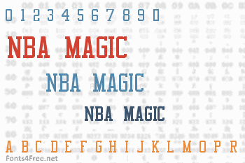 NBA Magic Font