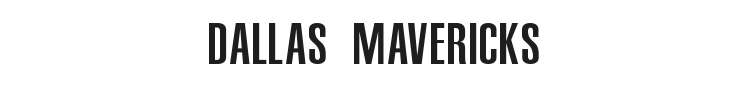 NBA Mavericks Font