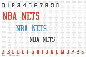 NBA Nets Font