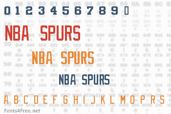 NBA Spurs Font