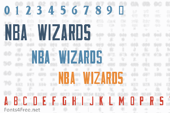 NBA Wizards Font