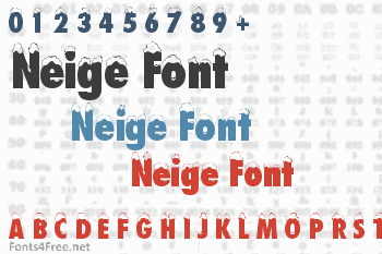 Neige Font