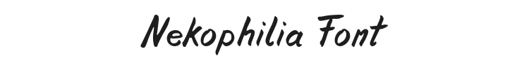 Nekophilia Font Preview