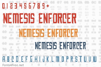 Nemesis Enforcer Font