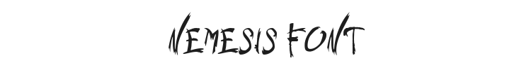 Nemesis Font Preview