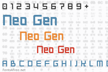 Neo Gen Font