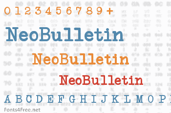 NeoBulletin Font