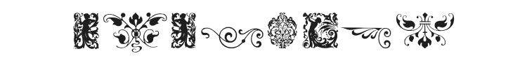 Neoclassic Fleurons Font