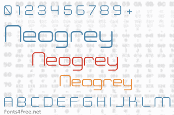 Neogrey Font