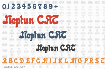 Neptun CAT Font