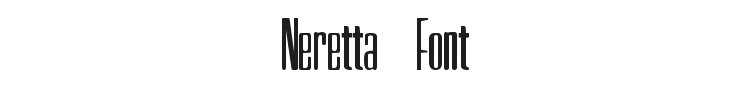 Neretta Font Preview