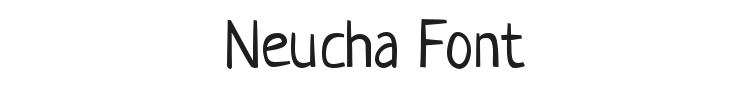 Neucha Font Preview