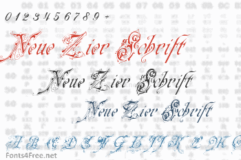 Neue Zier Schrift Font