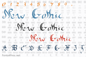 New Gothic Font