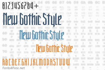 New Gothic Style Font