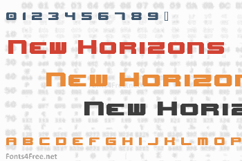 New Horizons Font