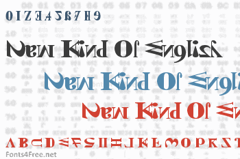 New Kind Of English Font