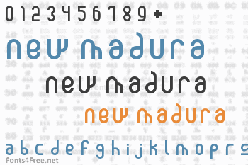 New Madura Font