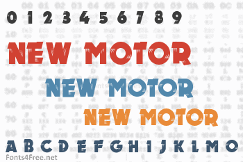 New Motor Font