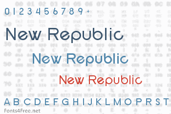 New Republic Font