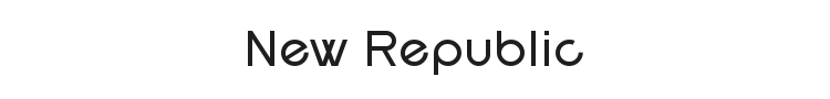 New Republic Font