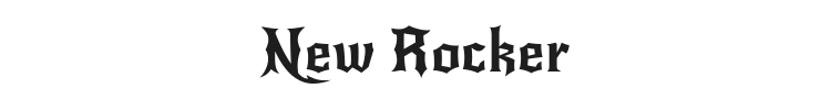 New Rocker Font