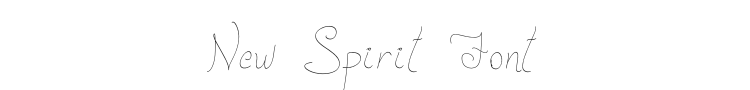 New Spirit Font