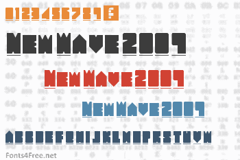 New Wave 2009 Font