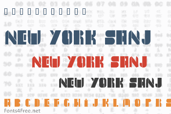 New York Sanj Font