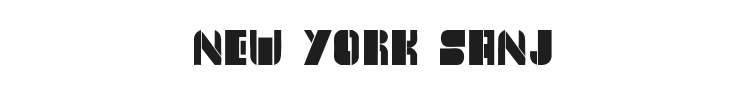 New York Sanj Font Preview